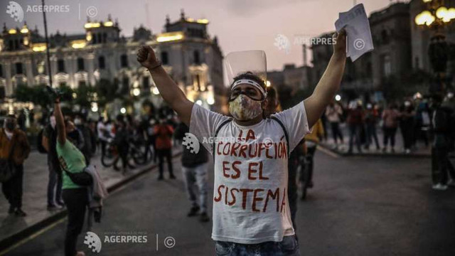 Peru: O nouă zi de proteste împotriva noului președinte