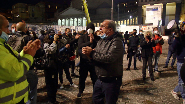 Noi proteste în Italia, după ce Guvernul a extins zonele care intră în carantină. Oamenii au strigat 