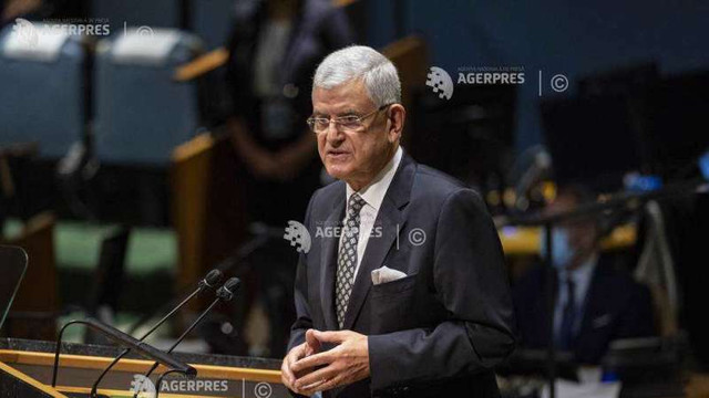 Președintele Adunării Generale a ONU, Volkan Bozkir, denunță ineficiența Consiliului de Securitate