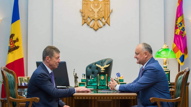 Igor Dodon anunță că va întreprinde o vizită de lucru în Federația Rusă, după ce a discutat cu șeful adjunct al Administrației prezidențiale de la Moscova, Dmitri Kozak 
