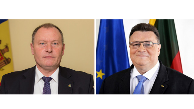 Ministrul de Externe Aureliu Ciocoi și omologul lituanian Linas Linkevičius au discutat telefonic agenda bilaterală de cooperare
