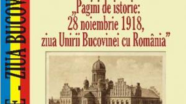 28 noiembrie 2020, 102 ani de la ziua în care s-a proclamat unirea Bucovinei cu România