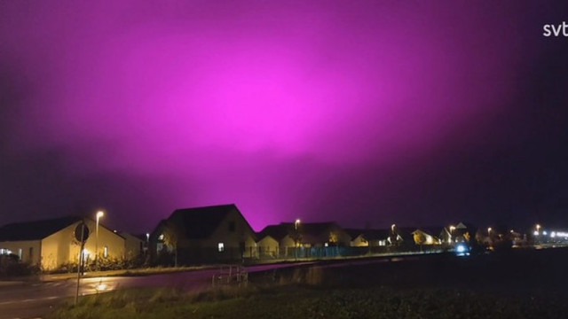 Cerul a devenit brusc violet. Cum se explică straniul fenomen observat într-un oraș din Suedia