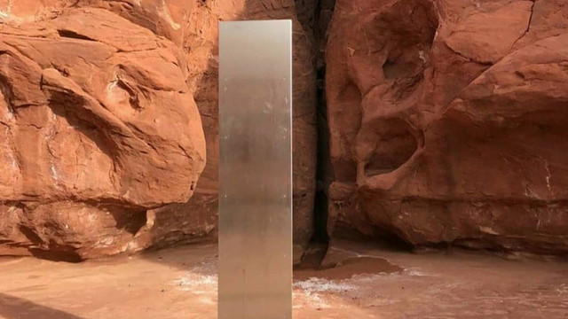 Monolitul metalic descoperit în deșertul din Utah a dispărut în mod misterios