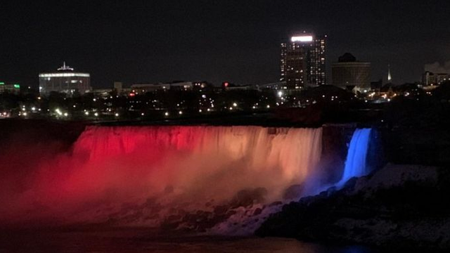 De 1 Decembrie, Cascada Niagara va fi luminată în culorile drapelului românesc
