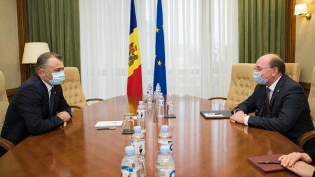 Ion Chicu a avut o întrevedere cu ambasadorul Federației Ruse la Chișinău, Oleg Vasnețov