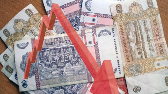 Leul continuă tendința de depreciere față de principalele valute de referință