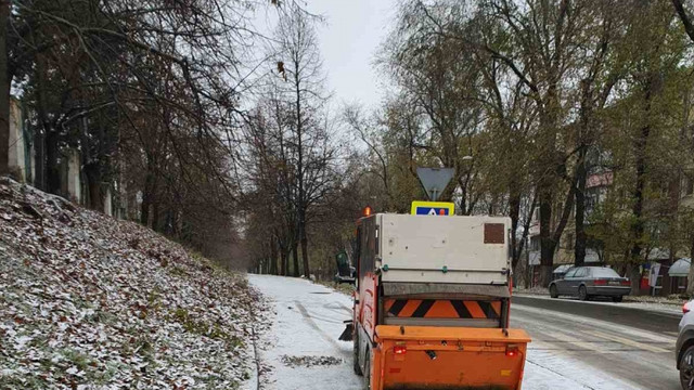 Traficul rutier în Chișinău se desfășoară în condiții de iarnă