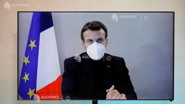 Testat pozitiv la COVID-19, președintele francez Macron s-a izolat la o reședință de lângă Paris