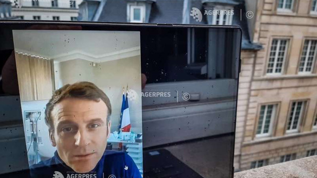 Franța: 'Stare de sănătate stabilă' și 'examene clinice liniștitoare' în cazul lui președintelui francez Emmanuel Macron, bolnav de COVID-19 (Elysee)