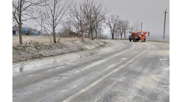 Pe drumurile naționale se circulă fătă dificultăți
