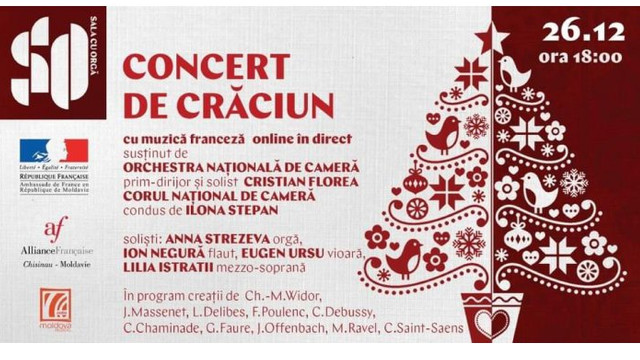 Sala cu Orgă a transmis live un concert de Crăciun