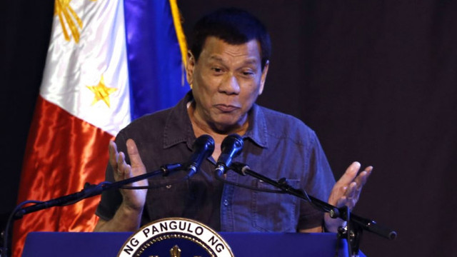 Președintele filipinez Duterte așteaptă 