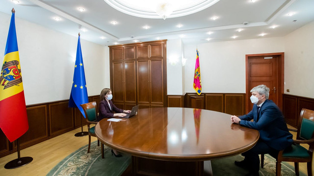 Despre ce au discutat președintele Maia Sandu și șeful CNA, Ruslan Flocea 