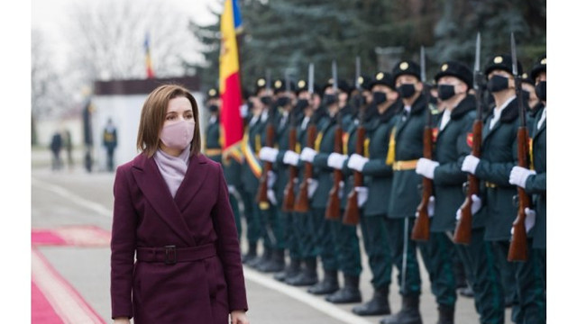 Președinta R. Moldova, Maia Sandu, a participat la ceremonia de detașare a contingentului Armatei Naționale în misiunea KFOR din Kosovo
