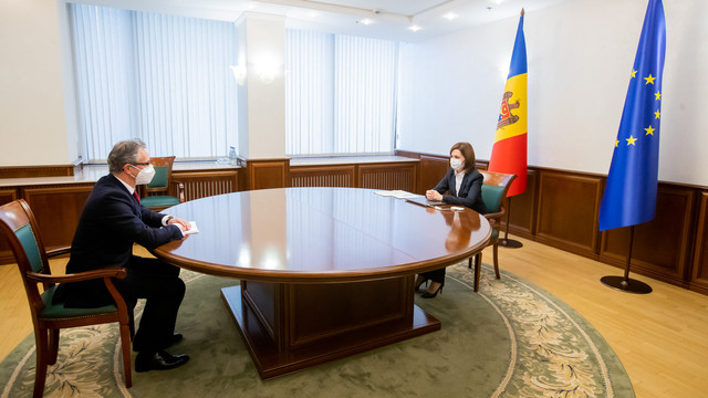 Soluționarea conflictului transnistrean | Maia Sandu a avut o întrevedere cu șeful misiunii OSCE în Moldova. „Între oamenii de pe ambele maluri ale Nistrului nu există nici neînțelegere, nici dușmănie”