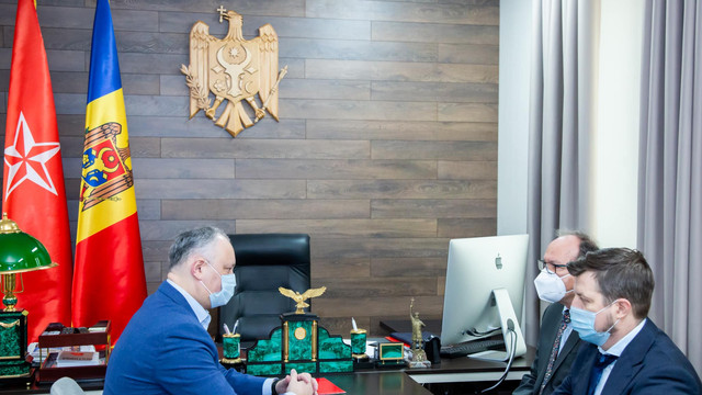 Ambasadorul României, Daniel Ioniță, a avut o întrevedere cu liderul PSRM, Igor Dodon