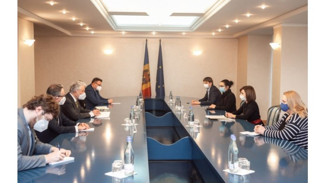 Președintele Maia Sandu  s-a întâlnit cu Reprezentantul special al Președinției în exercițiu a OSCE, Thomas Mayr-Harting
