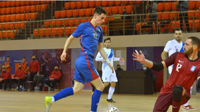 R. Moldova a întrecut Grecia în preliminariile Campionatului European de futsal
