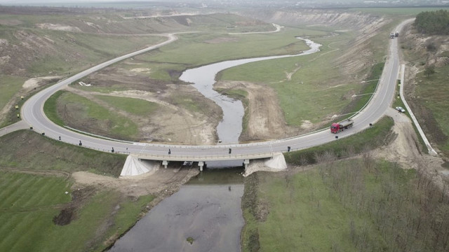 A fost dat în exploatare podul peste Răut de lângă Ștefănești, Florești