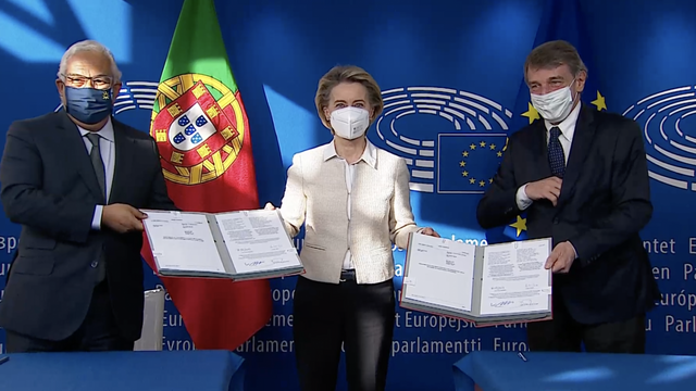 “O zi istorică pentru Europa”: Parlamentul European și Consiliul UE au semnat Mecanismul de redresare și reziliență din care România va putea accesa 30,44 miliarde de euro