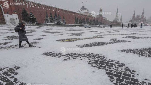 Moscova, blocată de căderi de zăpadă excepționale