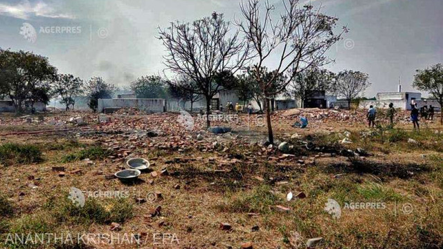 Explozie la o fabrică de artificii din India. Cel puțin 19 oameni au murit în cel mai grav accident de acest gen din ultimii ani

