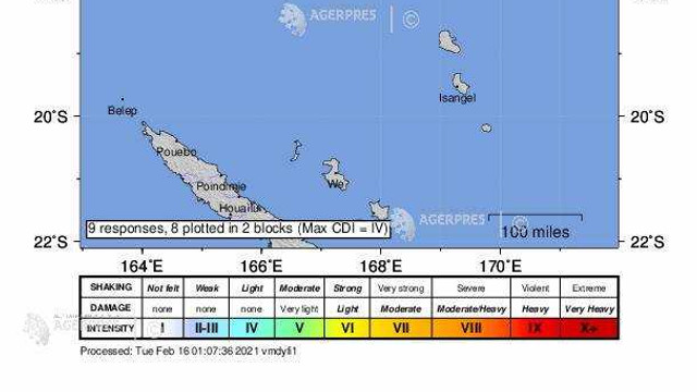 Un cutremur cu magnitudinea 6,2 a lovit capitala arhipelagului Vanuatu