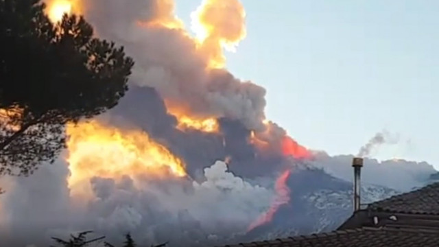 VIDEO | Cea mai mare erupție a vulcanului Etna din ultimii ani
