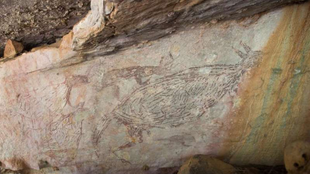 Cea veche pictură rupestră descoperită în Australia are o vechime de 17.300 de ani