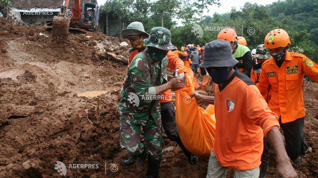 Indonezia | Șase decese, o persoană dată dispărută în urma unei alunecări de teren la un sit minier 