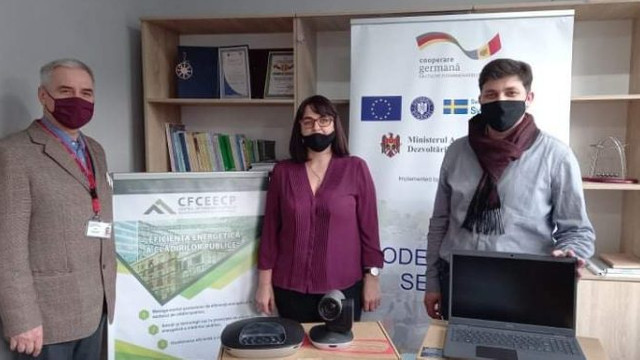 Agenția de Cooperare Internațională a Germaniei donează laptopuri și camere video unei universități din R. Moldova
