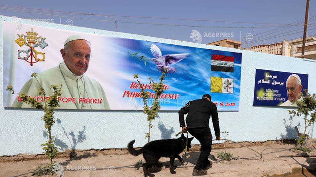 Papa Francisc le transmite irakienilor că îi va vizita ca ''pelerin al păcii''