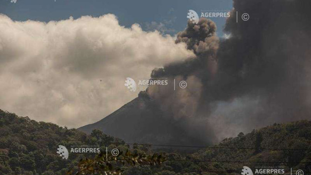 Vulcanul Pacaya din Guatemala a erupt pentru a doua oară în ultimele trei zile