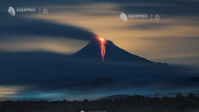 Ecuador: Cenușa emisă de vulcanul Sangay afectează cinci provincii