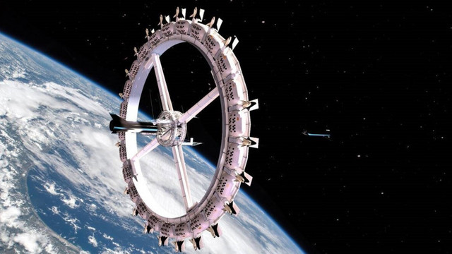 Primii turiști spațiali ar putea să stea la hotel în orbita Pământului în următorii 10 ani. Cum va arăta primul hotel spațial Voyager