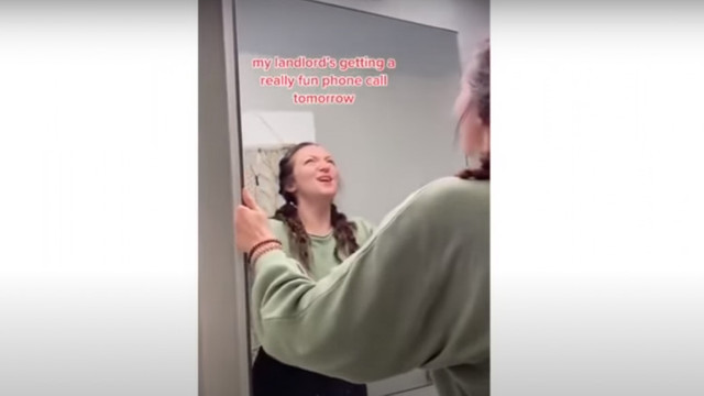 Imagini virale. Descoperirea uimitoare făcută de o tânără în spatele oglinzii din baie: Nu era doar o cameră secretă