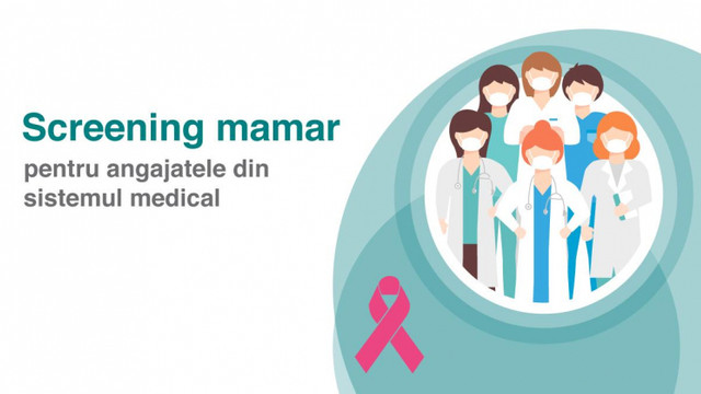 Angajatele din medicină care au 40 de ani și mai mult pot efectua gratuit screening mamar
