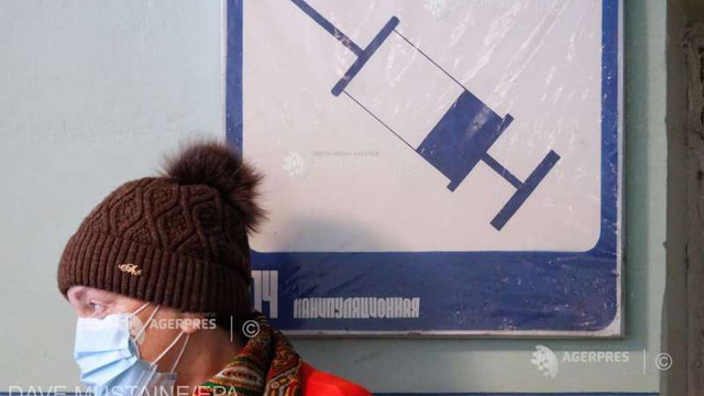 Vaccinarea trenează în Ucraina, Kievul denunță o 