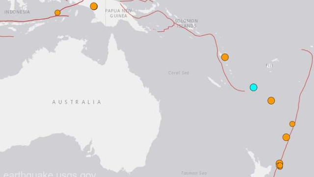 Cutremur cu magnitudinea 6 în largul Insulelor Loialității (USGS)