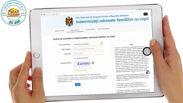 Numărul cererilor online pentru stabilirea indemnizațiilor adresate familiilor cu copii s-a dublat de la începutul anului