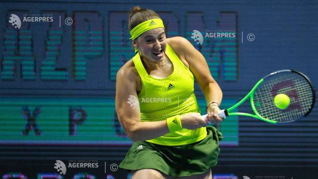 Tenis: Jelena Ostapenko, a șasea favorită, în optimi la Sankt-Petersburg; o va întâlni pe Jaqueline Cristian dacă românca se califică