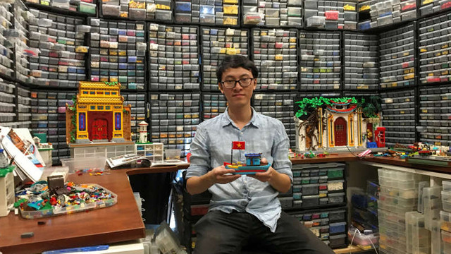 Un colecționar de piese Lego din Vietnam recreează scene stradale miniaturale