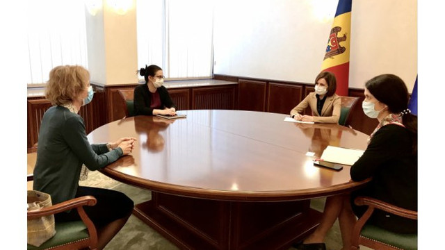 Președinta Maia Sandu a avut o întrevedere cu directoarea Biroului de Cooperare al Elveției în R. Moldova