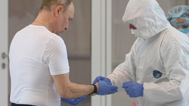 Vladimir Putin s-a vaccinat împotriva Covid-19
