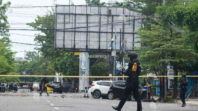 Indonezia: Explozie în apropierea unei catedrale provocată de un atacator sinucigaș cu bombă, mai mulți răniți