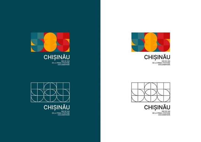 FOTO | Chișinăuienii și-au ales LOGO-ul pentru aniversarea a 585 de ani a orașului

