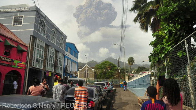 VIDEO | Erupție a vulcanului La Soufriere de pe insula Saint Vincent din Caraibe: Mii de persoane au fost evacuate