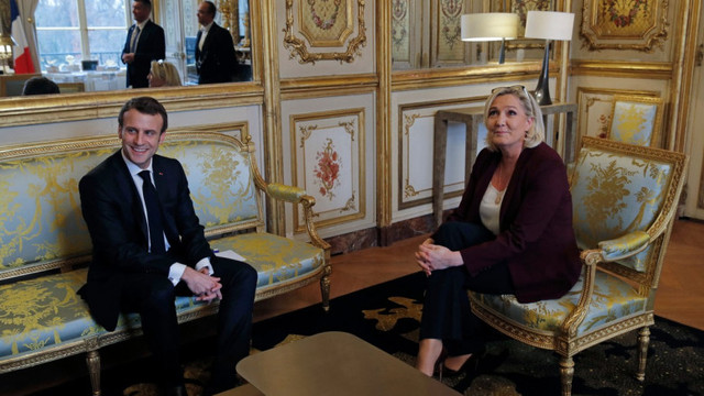 „Meci revanșă” pentru președinția Franței în 2022. Macron și Le Pen sunt favoriți să ajungă în turul doi al alegerilor
