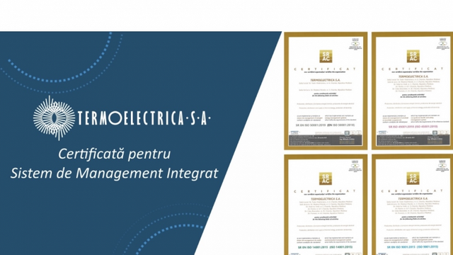 Termoelectrica a implementat Sistemul de Management Integrat